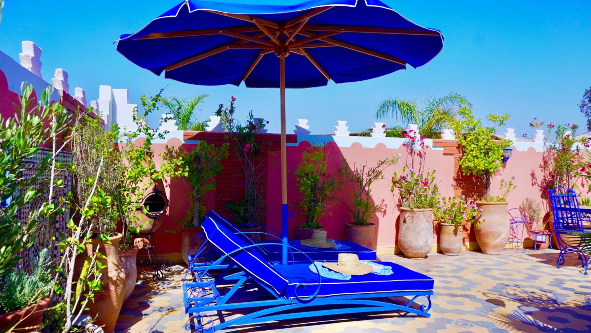 Riad Bleu Du Sud Marrakesh Eksteriør billede
